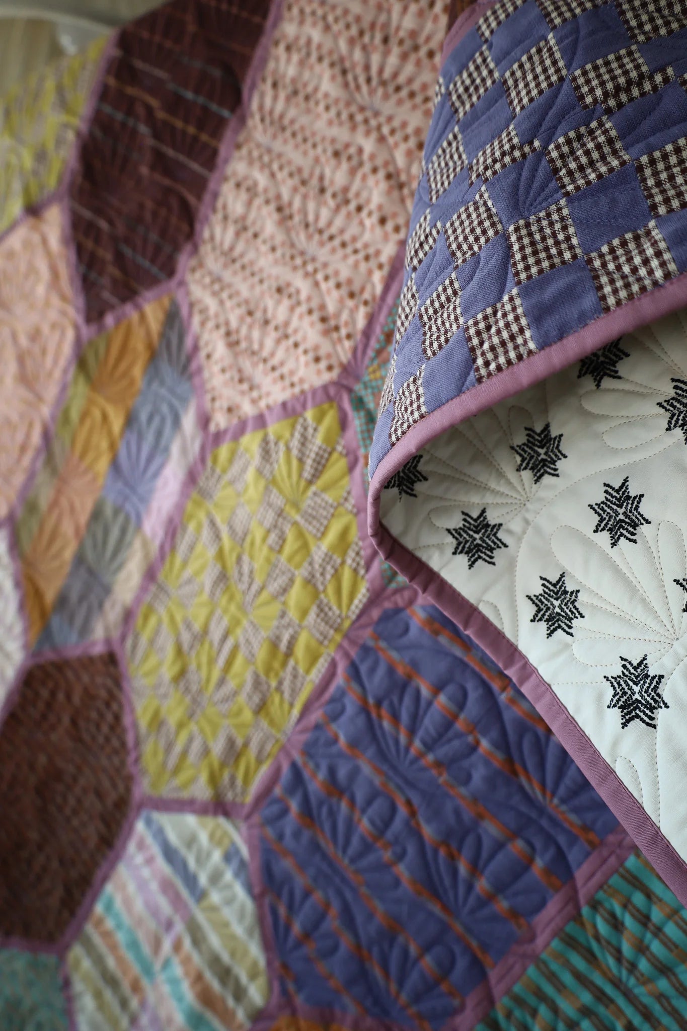 Canyon Springs Church Window: Handmade Quilt