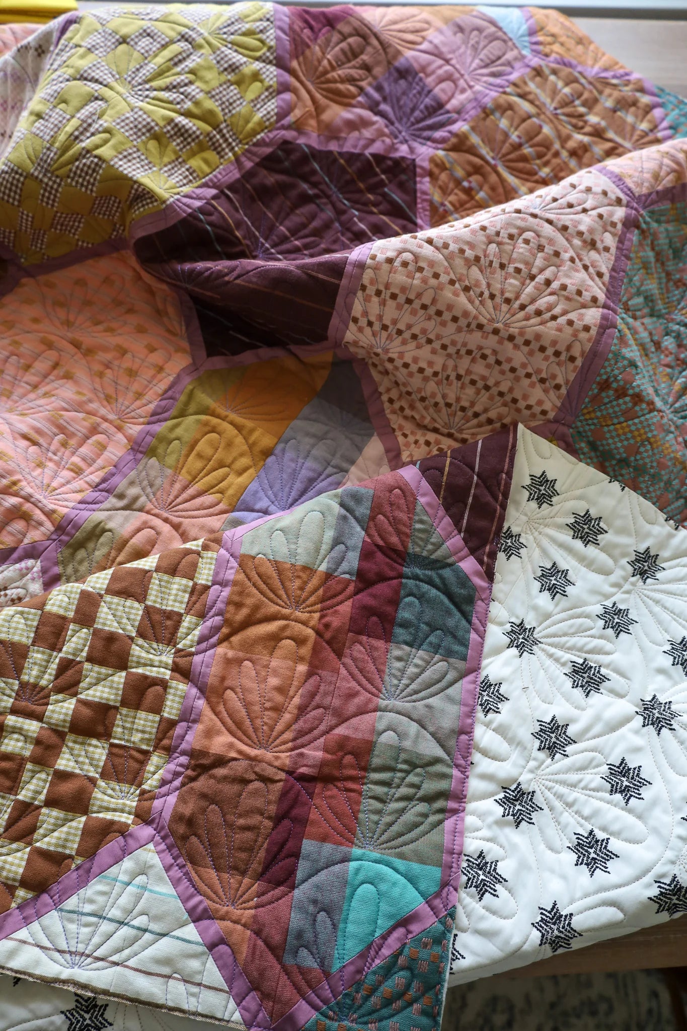 Canyon Springs Church Window: Handmade Quilt