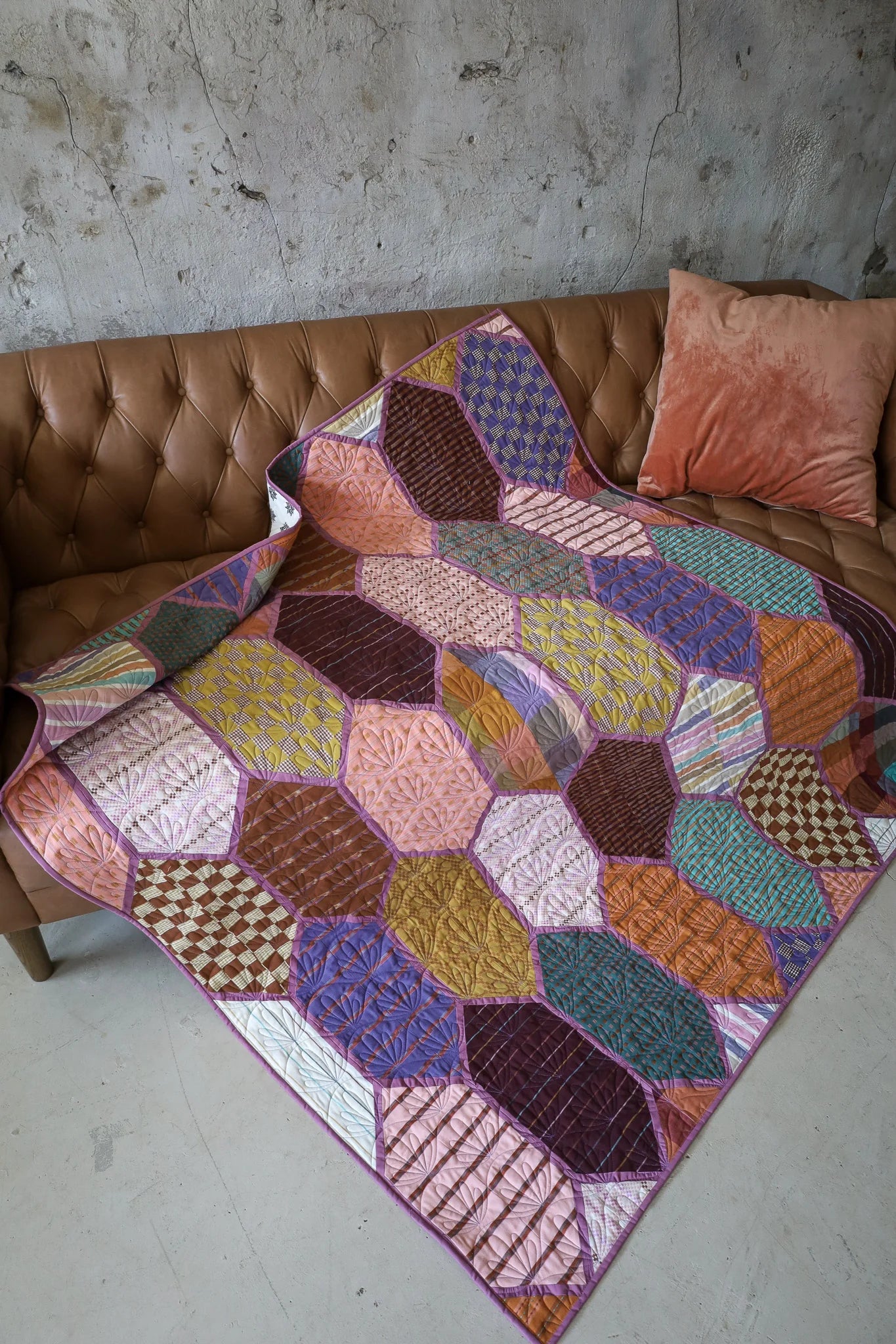 Canyon Springs Church Window: Handmade Quilt