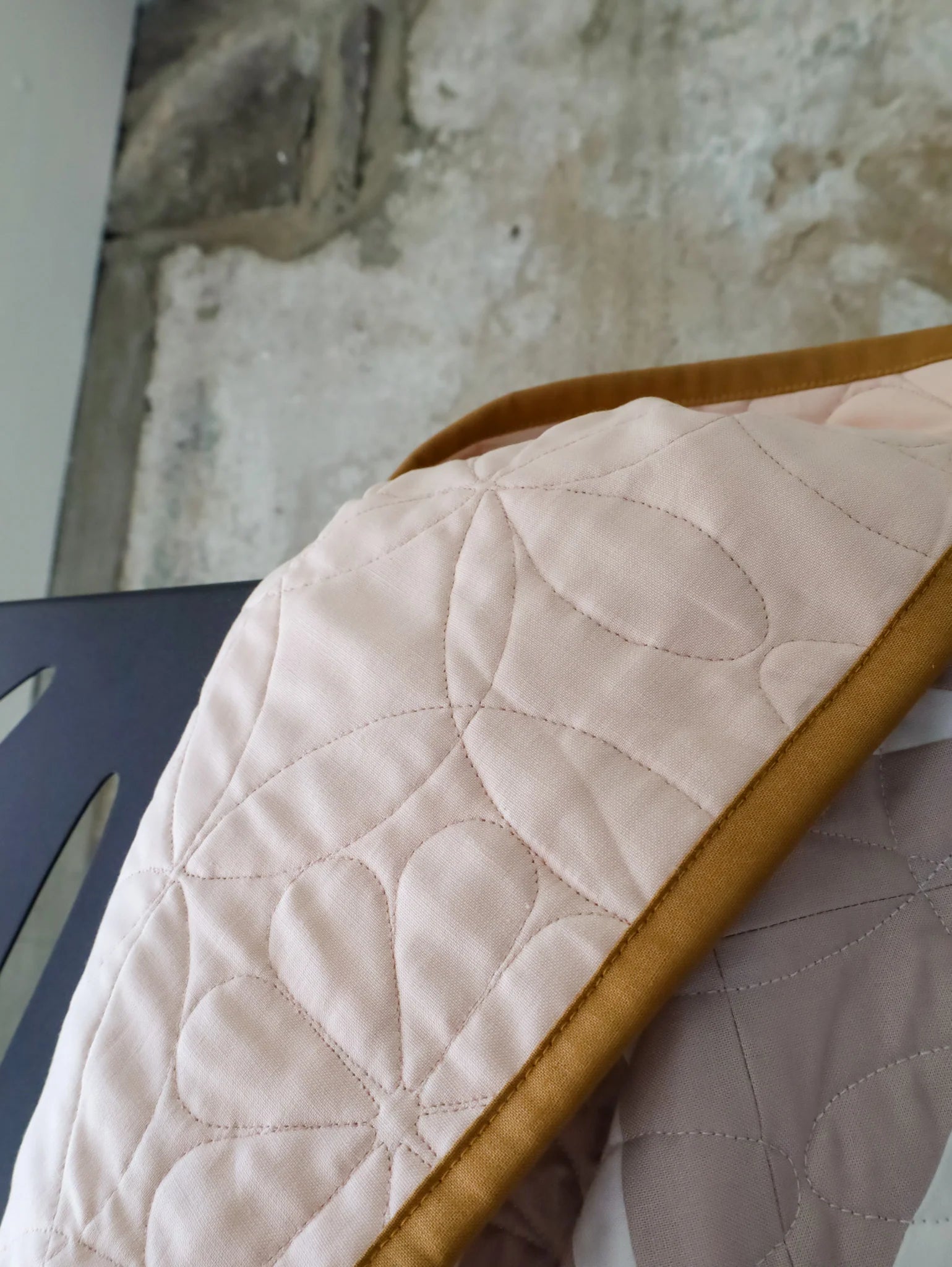 Doeskin & Snow Mosaic Star: Handmade Quilt