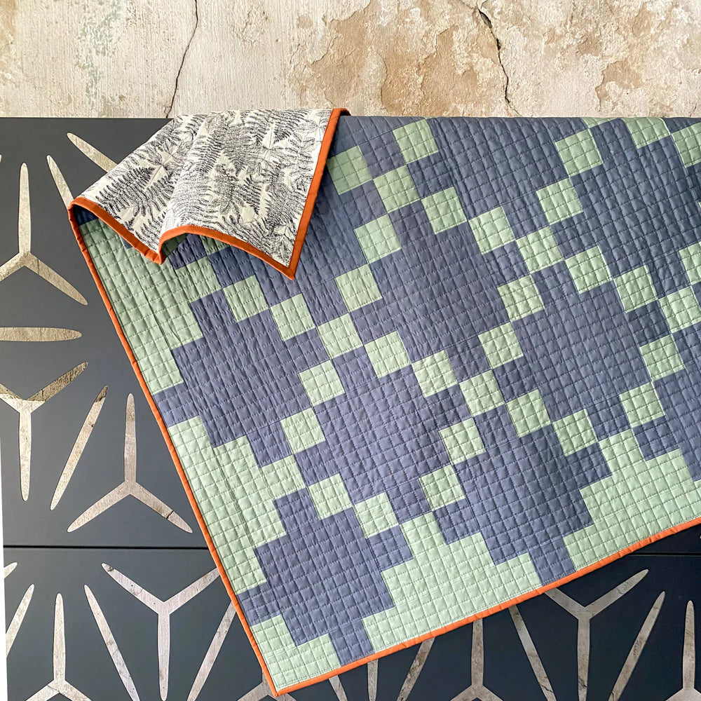 Fern Garden Celtic Crossing 2.0: Handmade Quilt