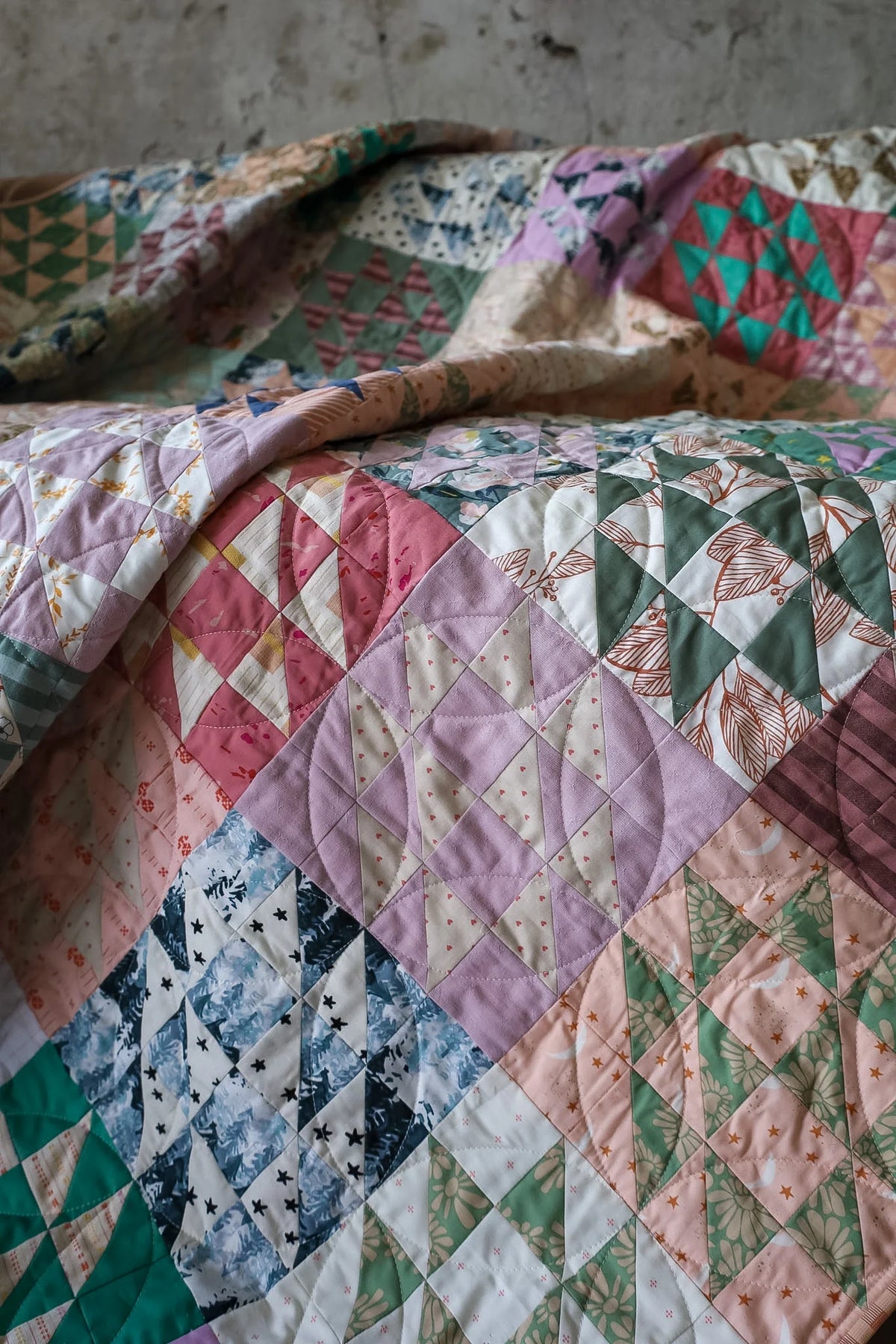 Hovering Hawks: Handmade Quilt