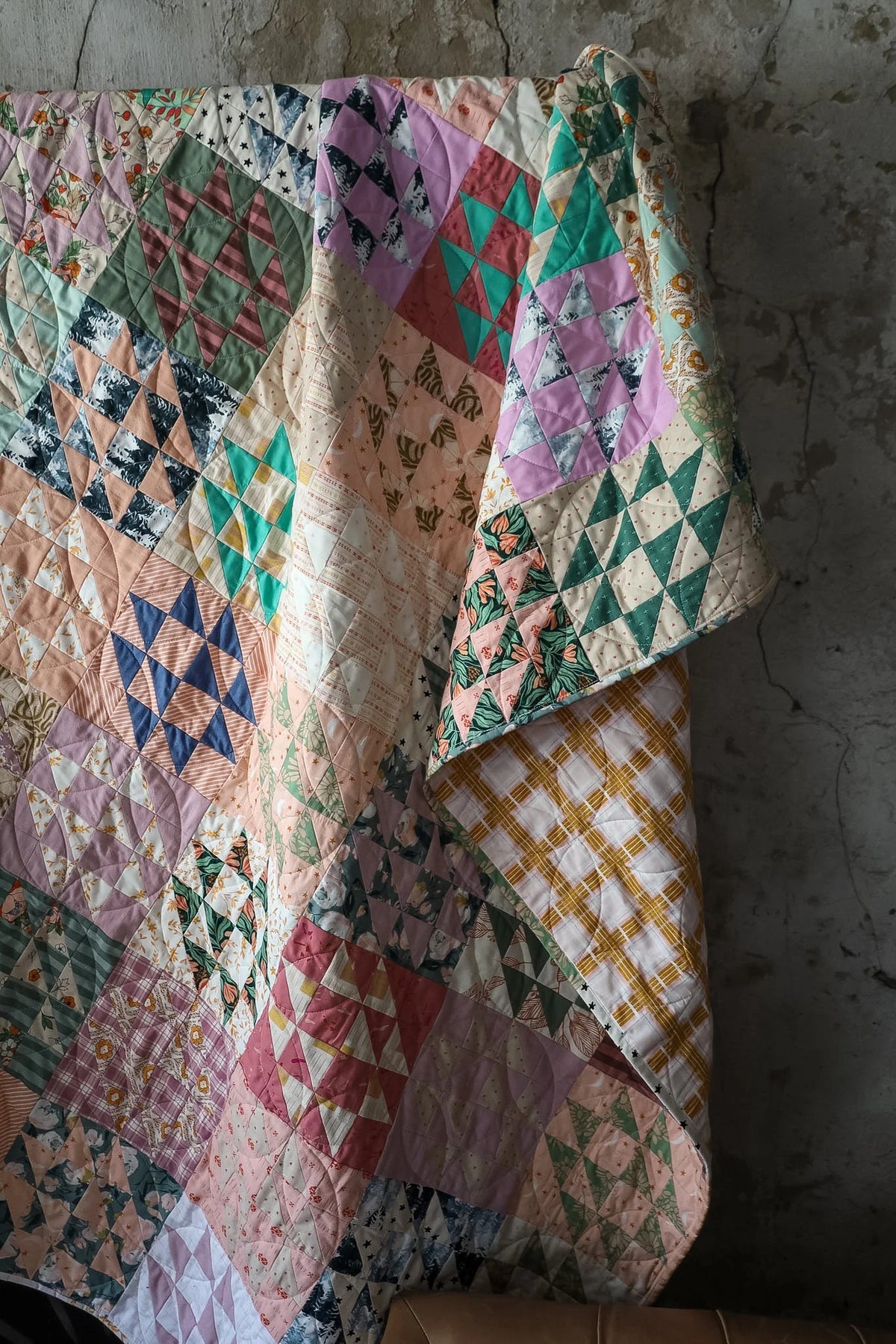 Hovering Hawks: Handmade Quilt