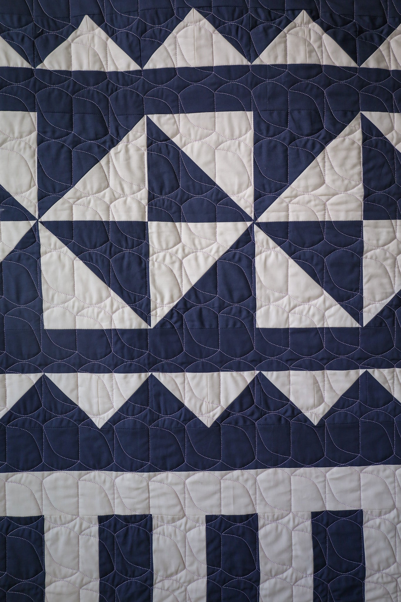 Rhythmic Valley Song: Handmade Quilt