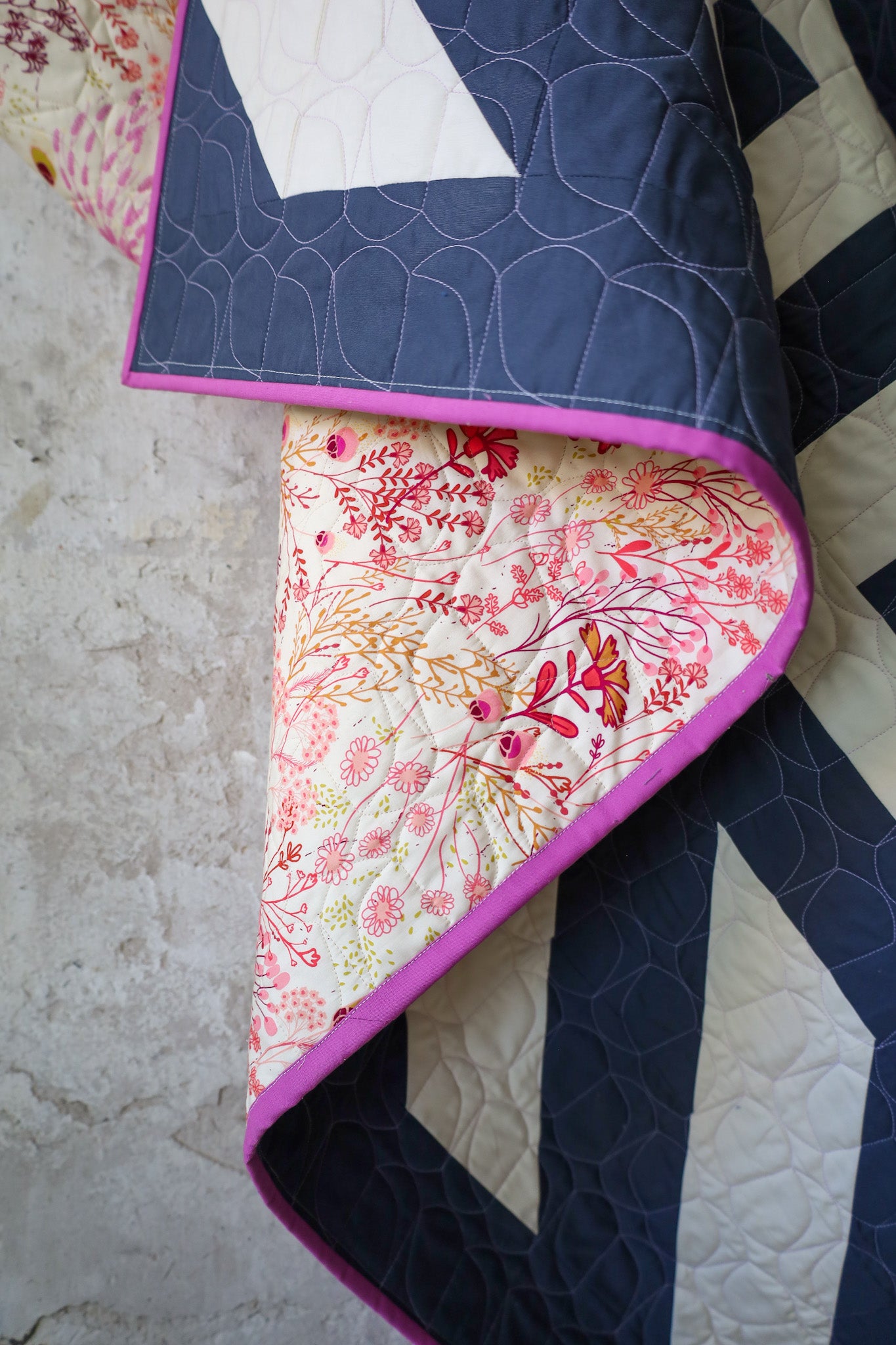 Rhythmic Valley Song: Handmade Quilt