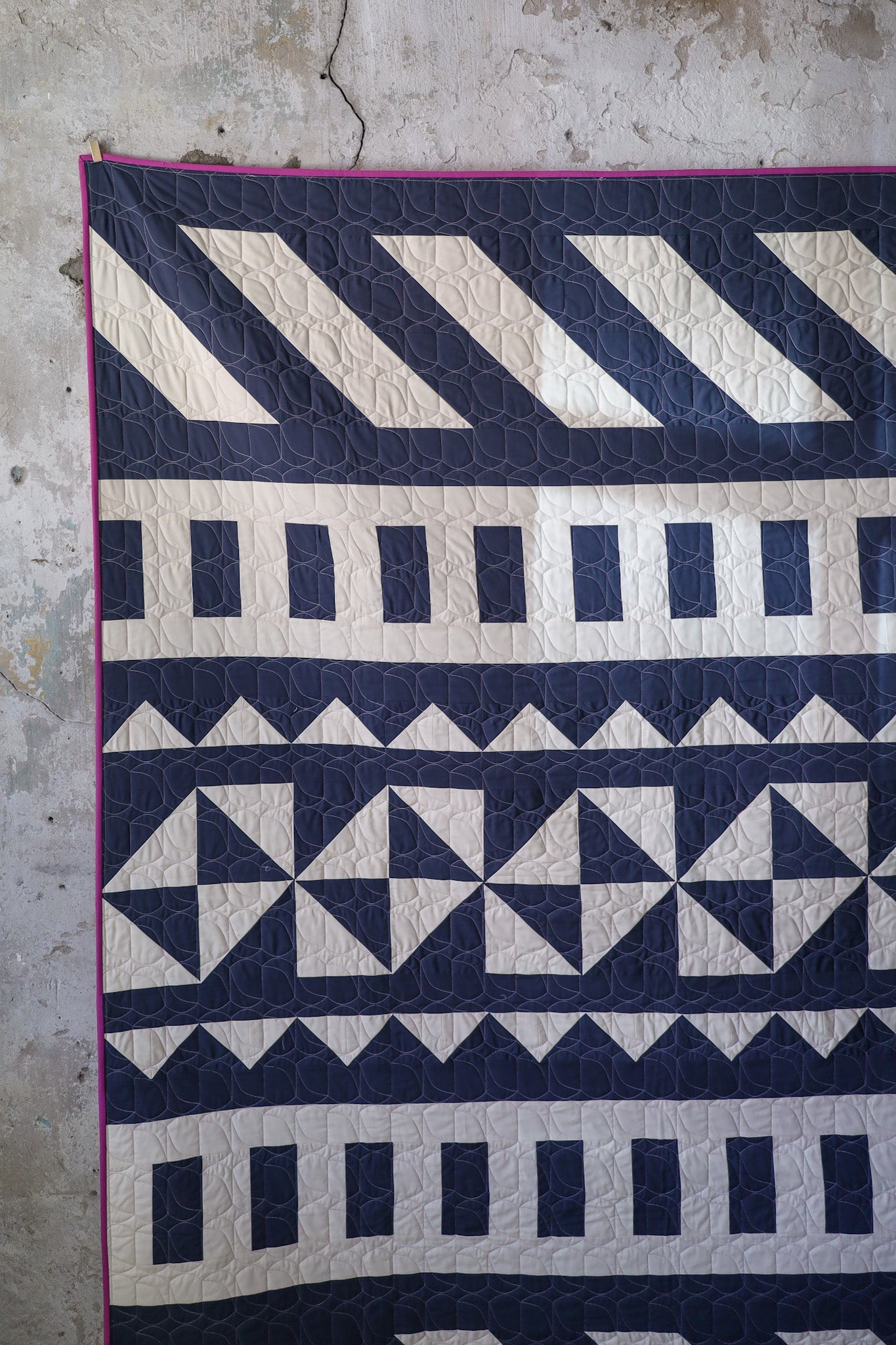 Rhythmic Valley Song: Handmade Quilt