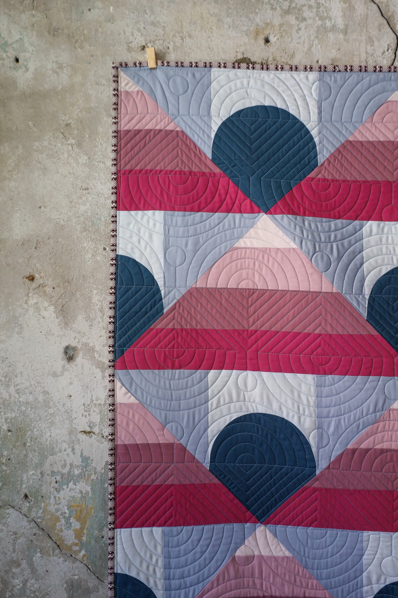 Glacier Bay Mountain Horizon 2.0: Handmade Quilt