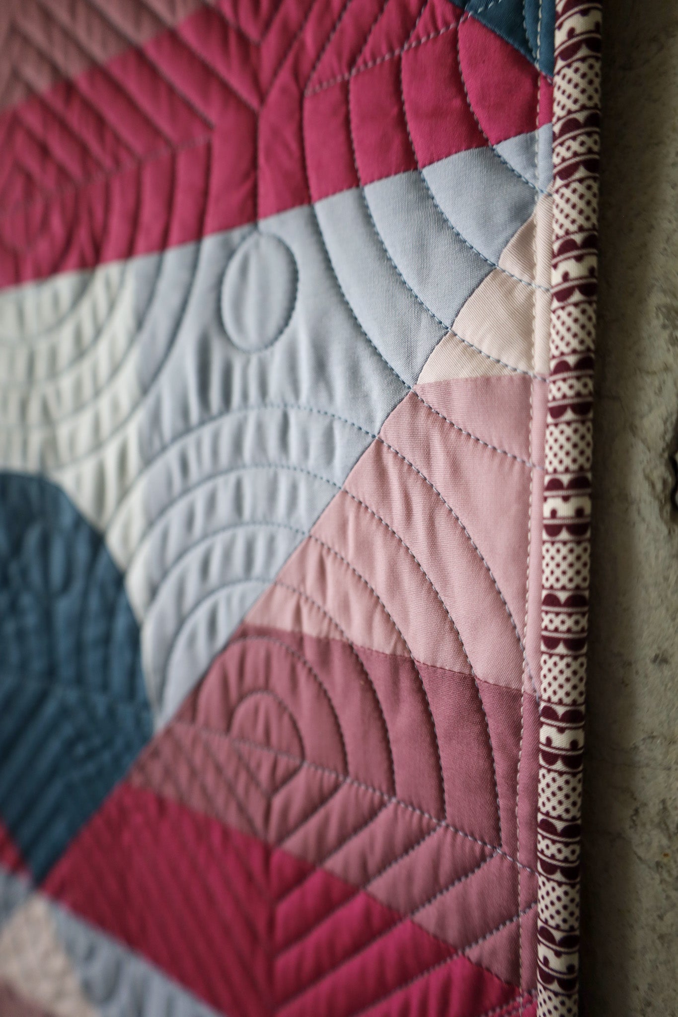 Glacier Bay Mountain Horizon 2.0: Handmade Quilt