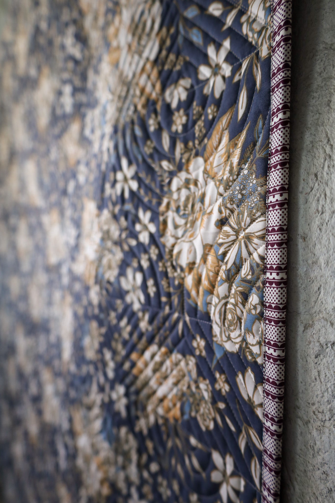 Glacier Bay Mountain Horizon 2.0: Handmade Quilt