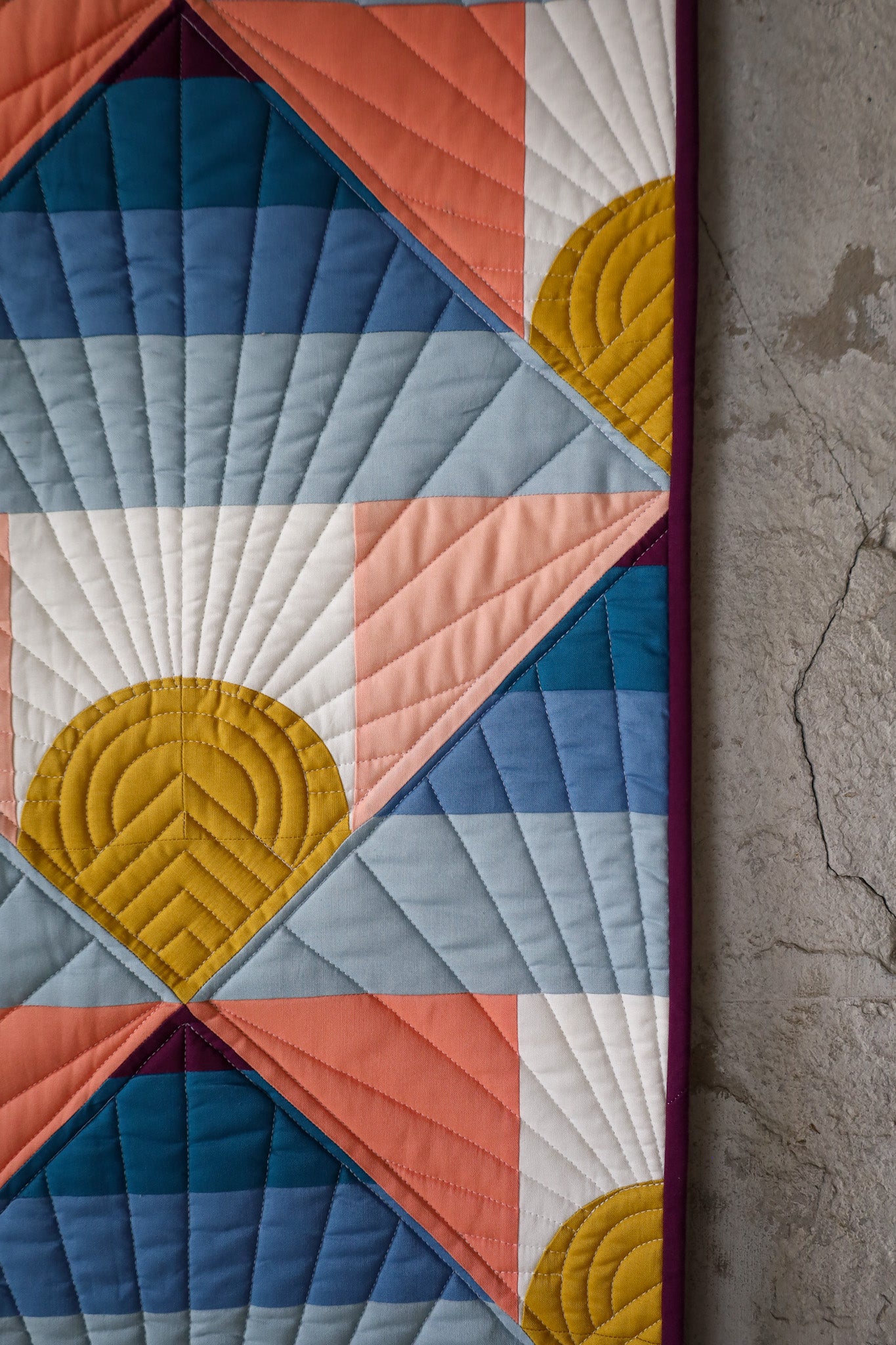 Cover Mountain Horizon: Handmade Quilt