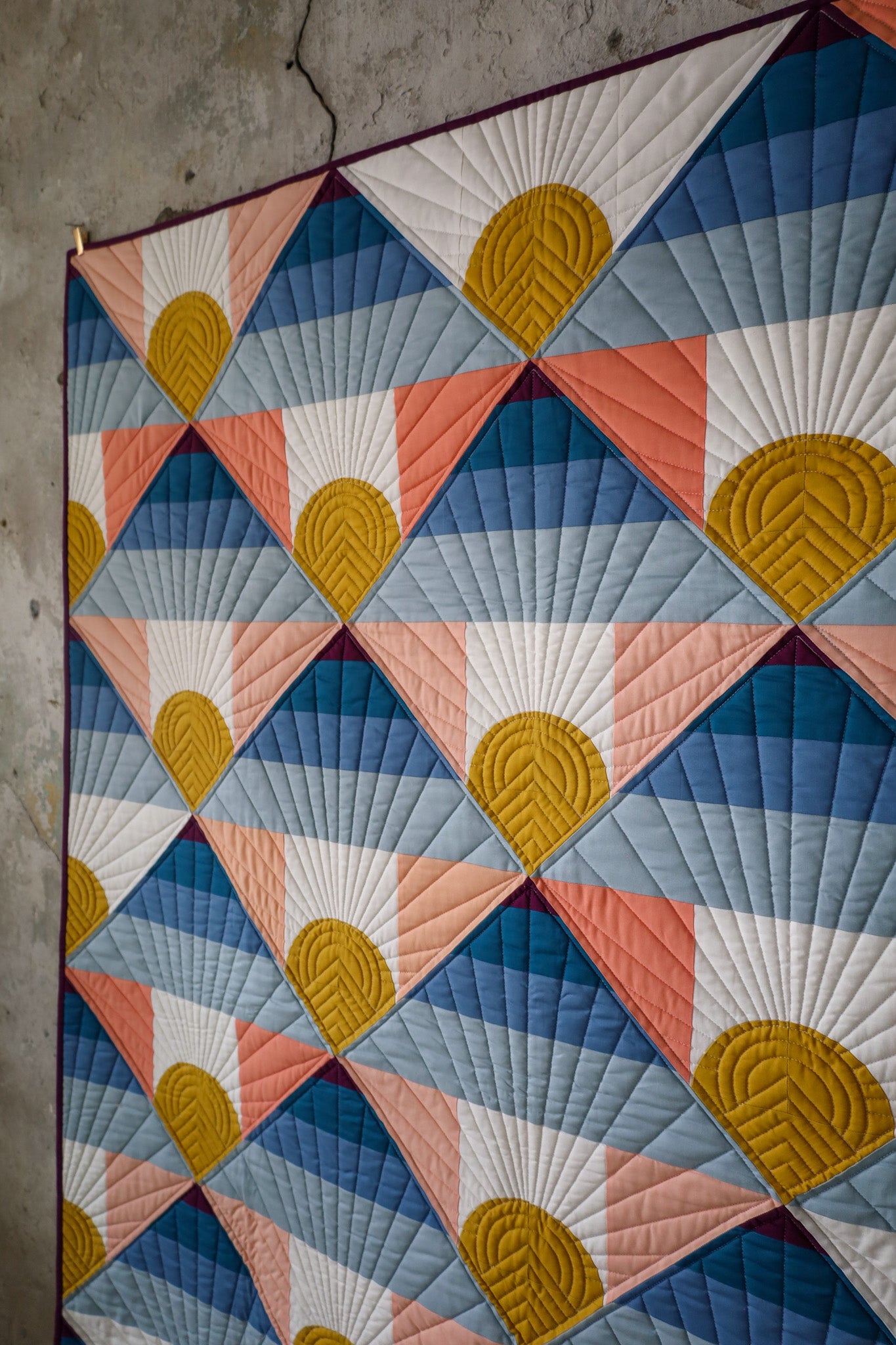 Cover Mountain Horizon: Handmade Quilt