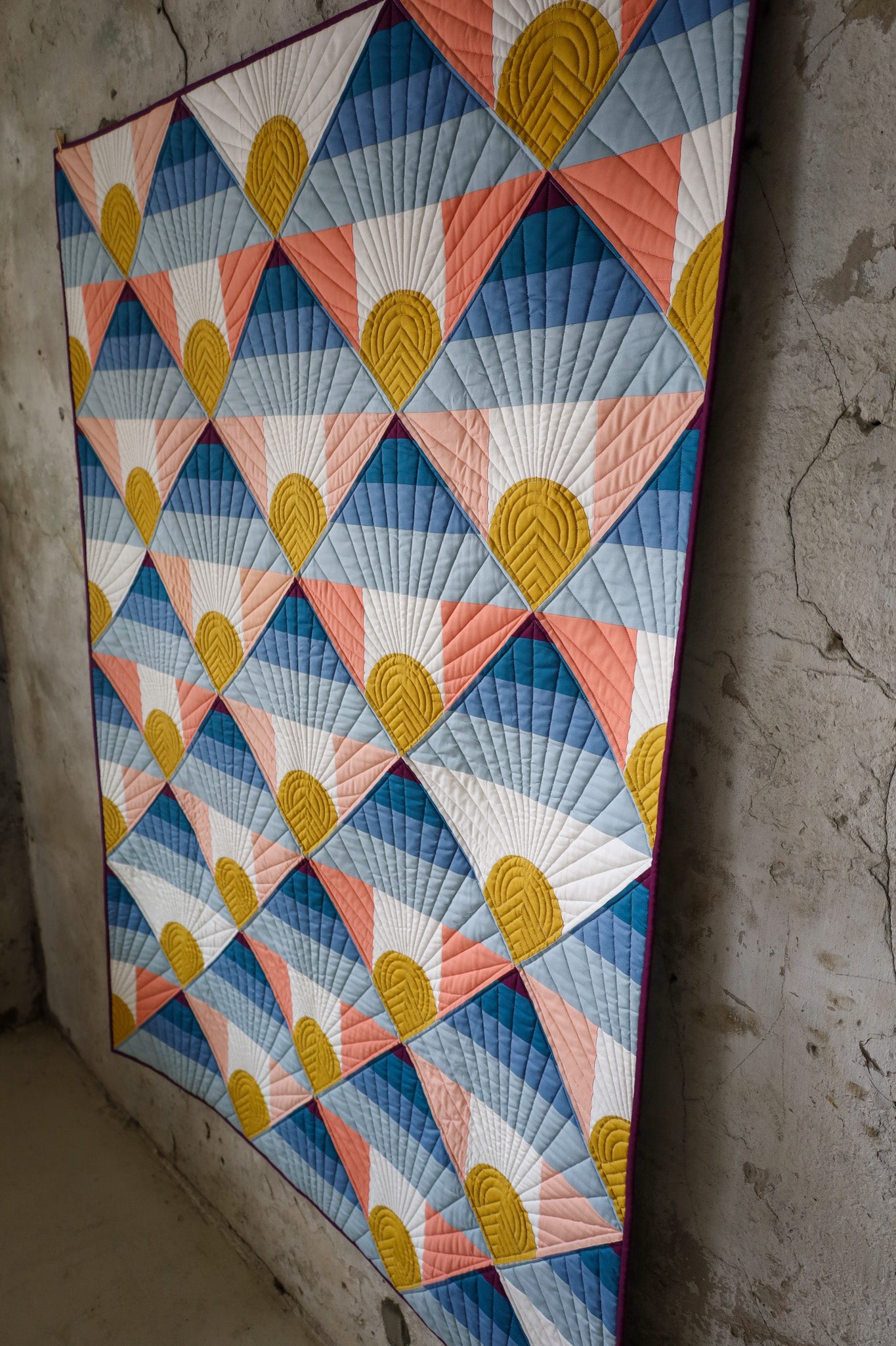 Cover Mountain Horizon: Handmade Quilt