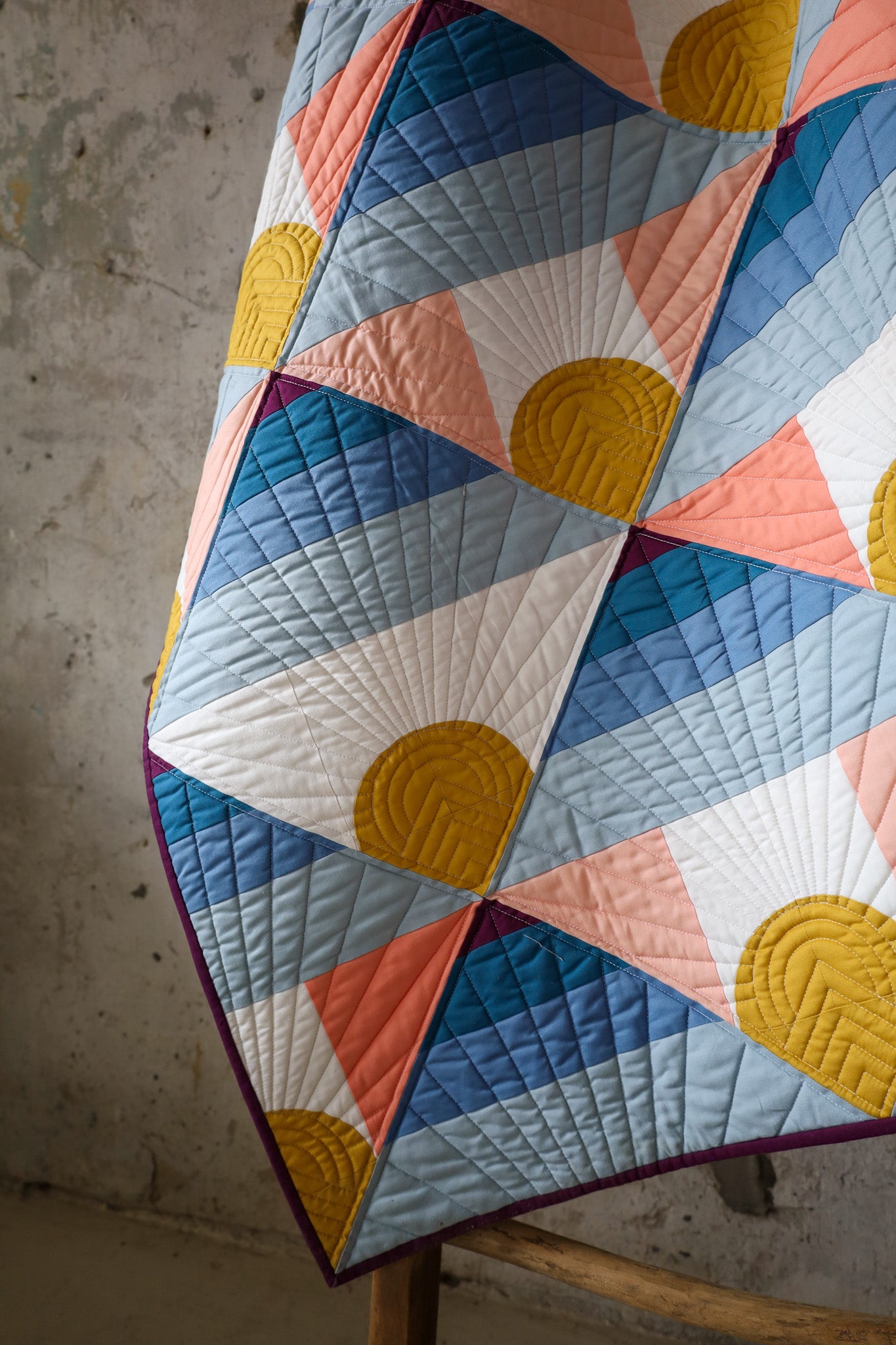 Cover Mountain Horizon: Handmade Quilt