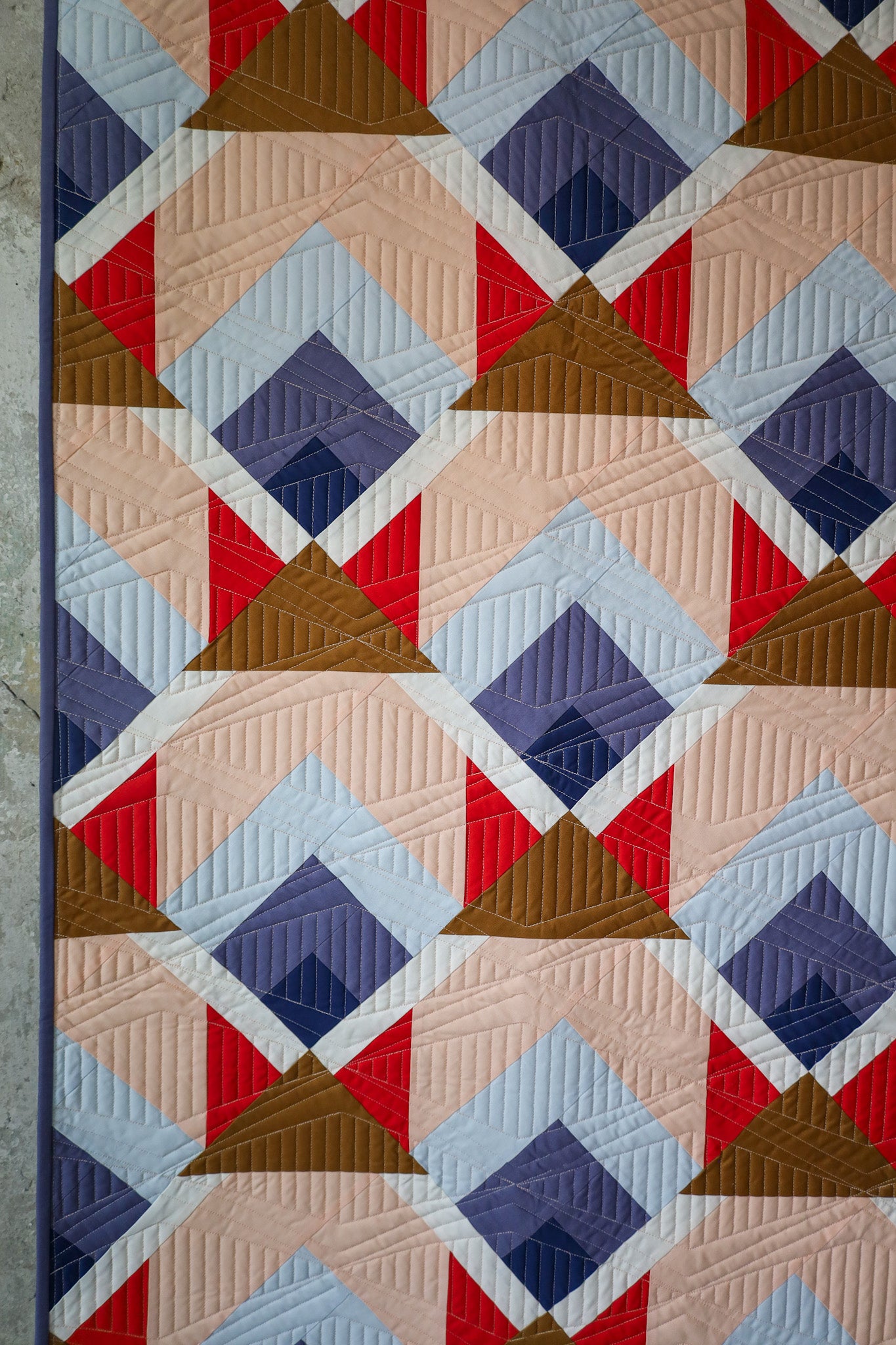 Cover Snow Cabin: Handmade Quilt