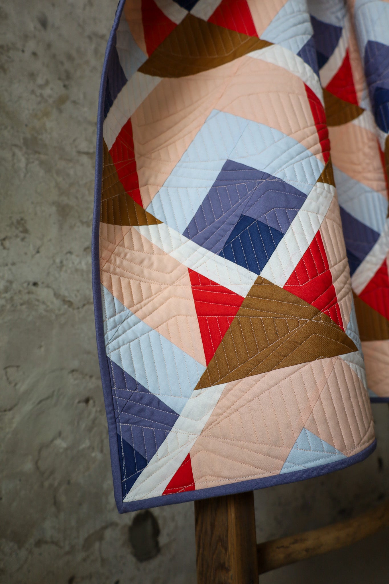 Cover Snow Cabin: Handmade Quilt