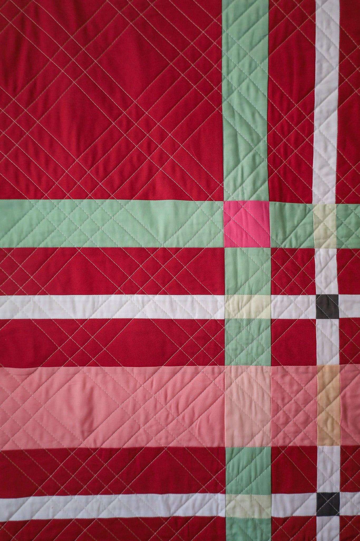 Winterberry Upscale Plaid: Handmade Quilt