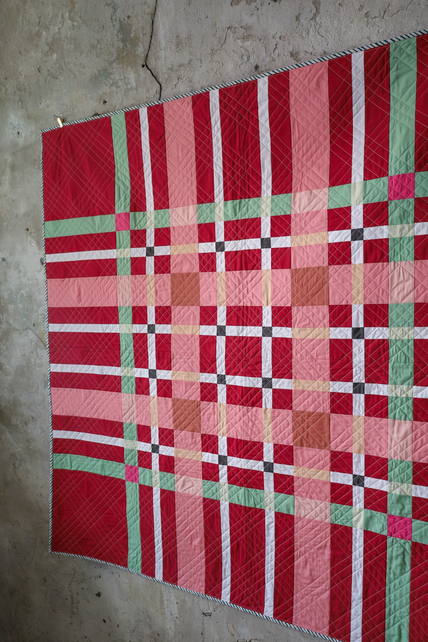Winterberry Upscale Plaid: Handmade Quilt