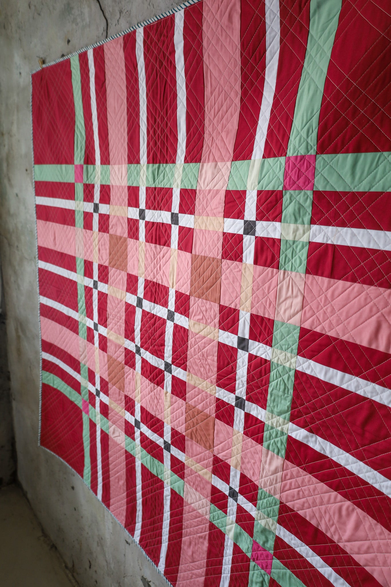 Winterberry Upscale Plaid: Handmade Quilt