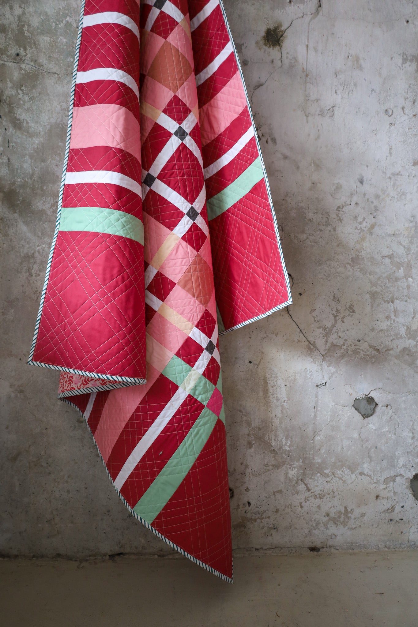 Winterberry Upscale Plaid: Handmade Quilt