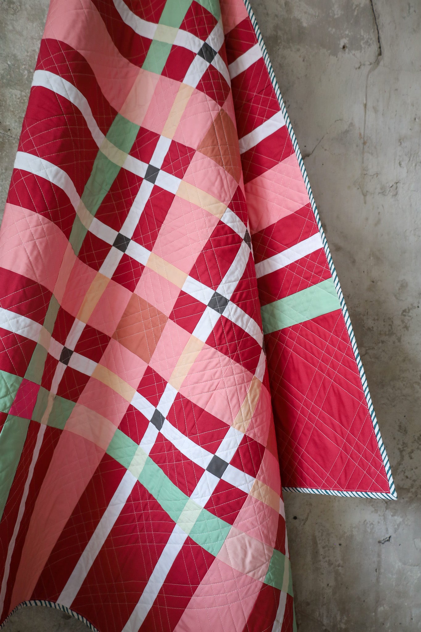 Winterberry Upscale Plaid: Handmade Quilt