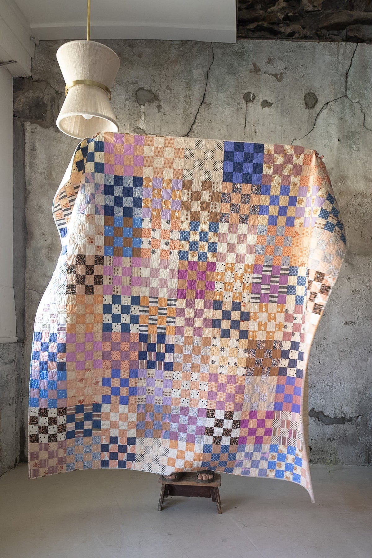 Sixteen Patch: Handmade Quilt