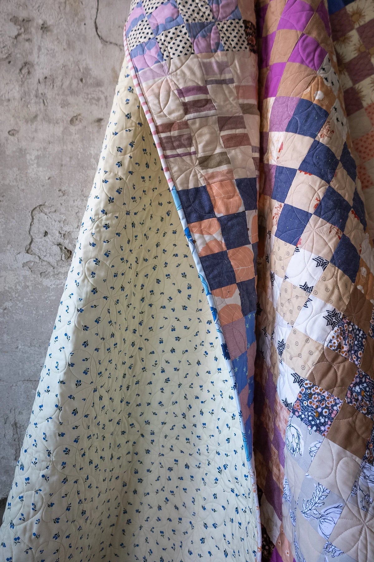 Sixteen Patch: Handmade Quilt
