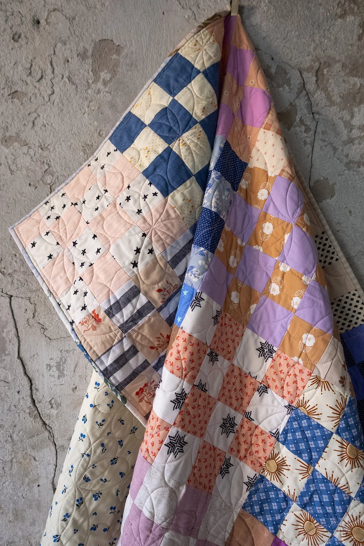 Sixteen Patch: Handmade Quilt