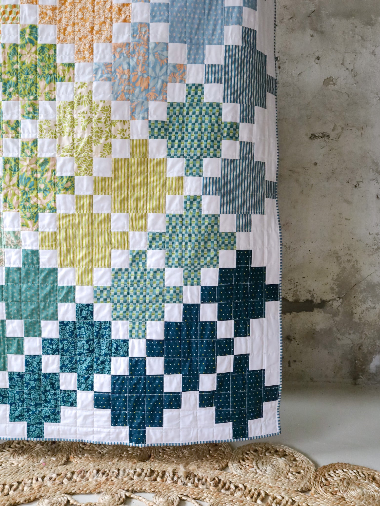 BQA Quilt Kit - Evolve Snow Celtic Crossing Square Throw