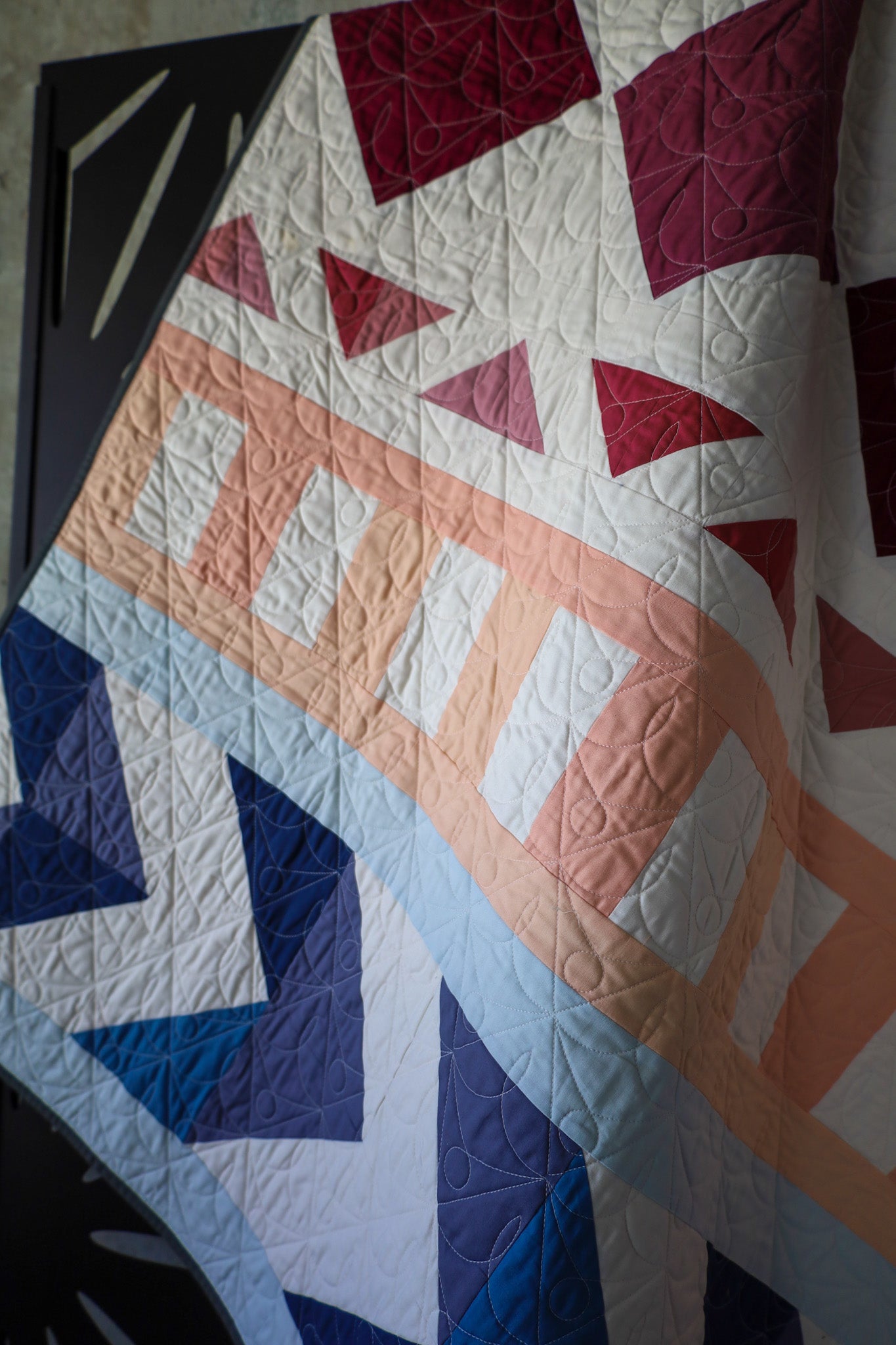 Original Valley Song Handmade Quilt: Throw size