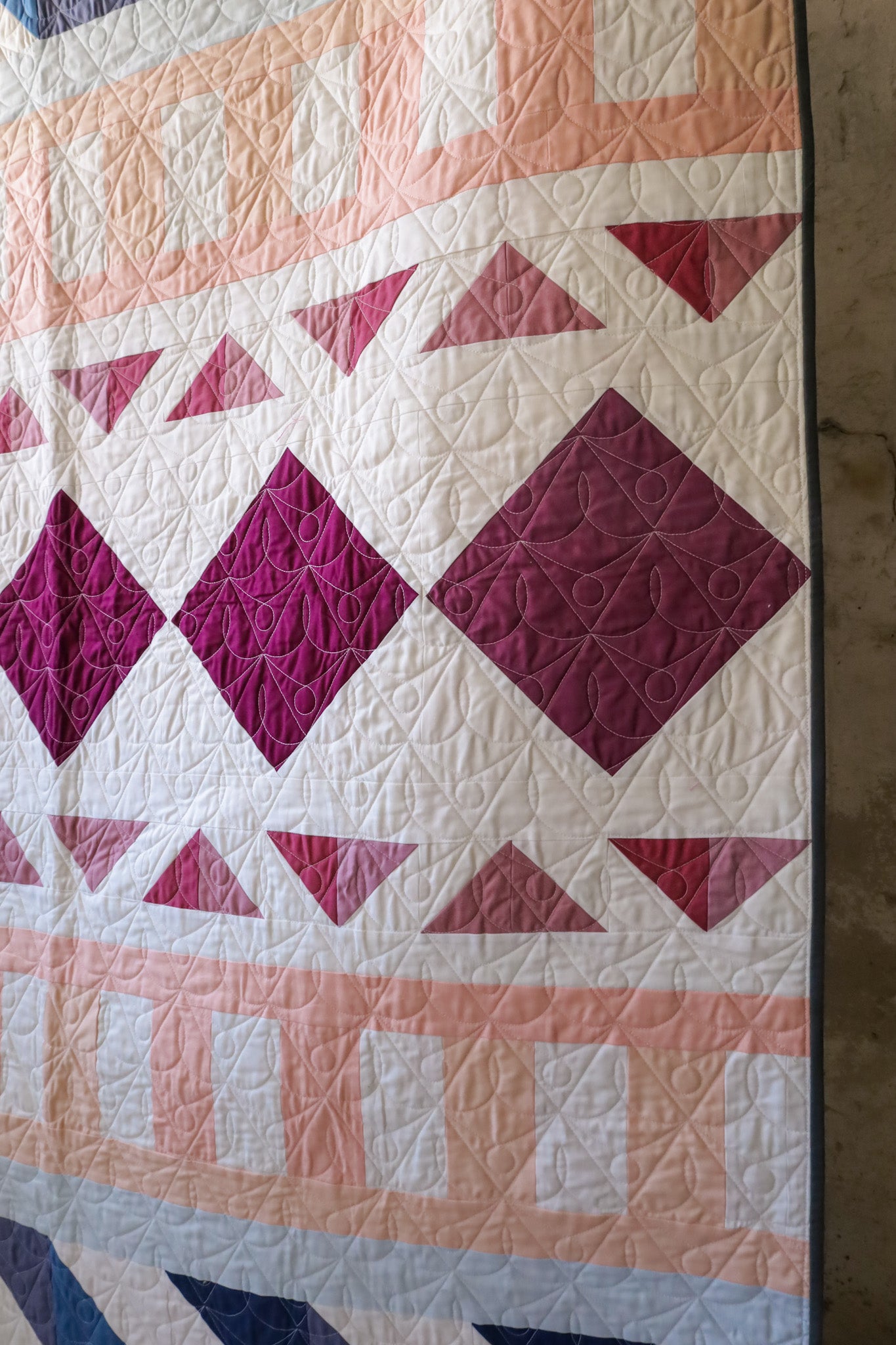 Original Valley Song Handmade Quilt: Throw size