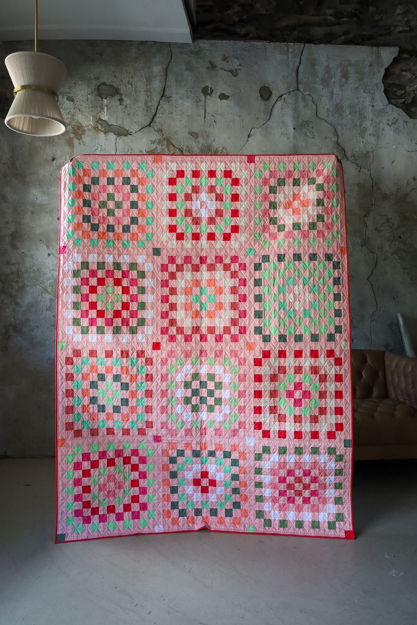 Granny Patch • Cherry Blossom Quilt Kit - LARGE THROW