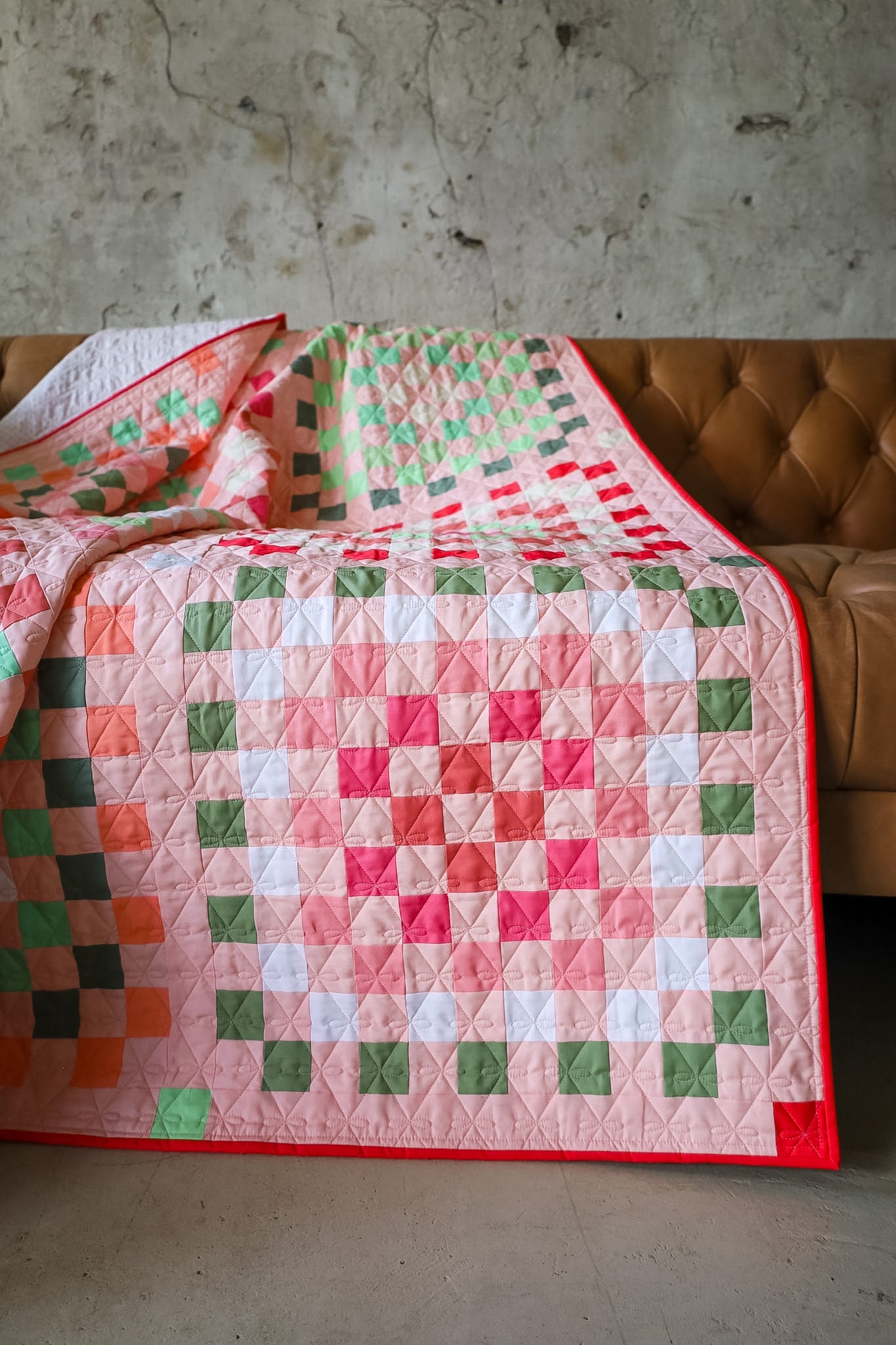 Granny Patch • Cherry Blossom Quilt Kit - LARGE THROW