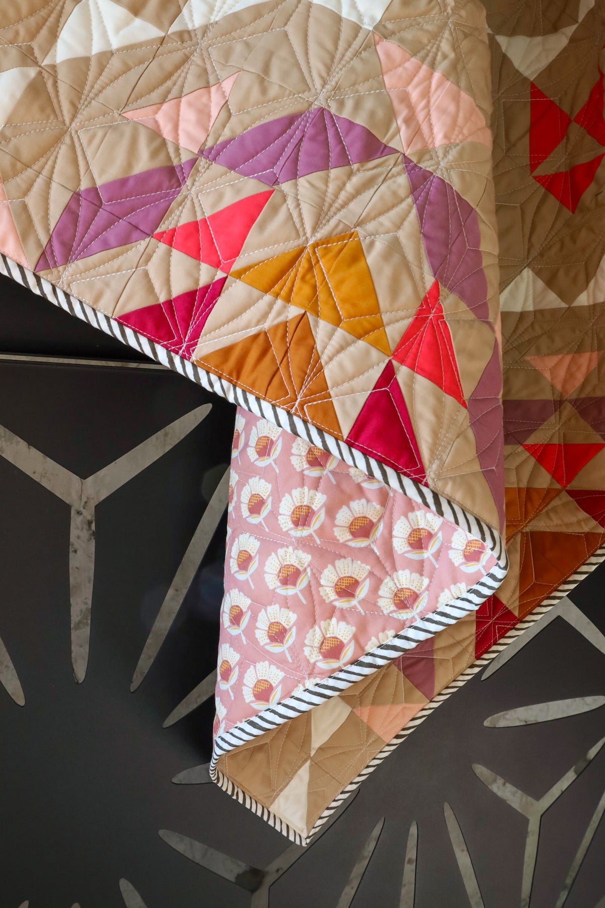 Macchiato Vintage Lace Quilt Kit THROW AND BABY Sizes Lo & Behold