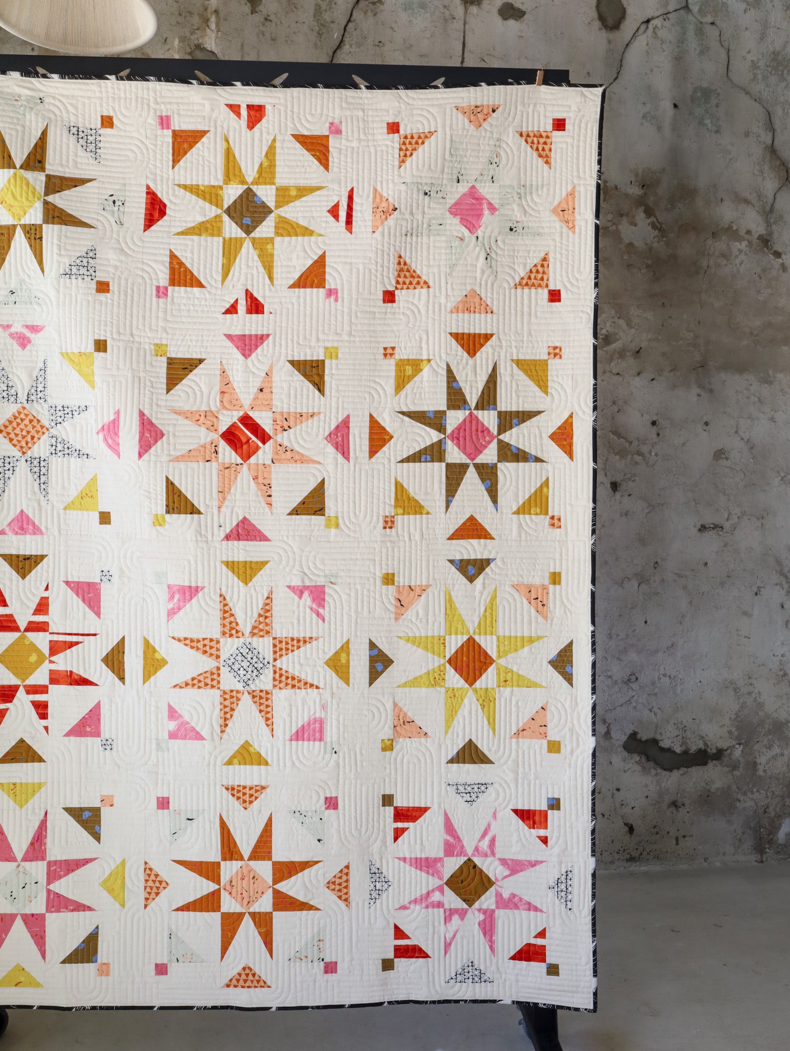 "Sketchbook" Mosaic Star Quilt