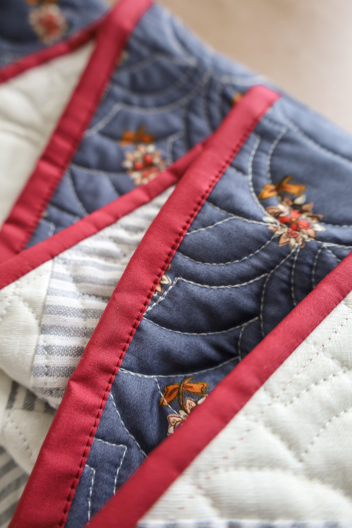 Essex Stripe Getaway Quilt Kit - THROW Size