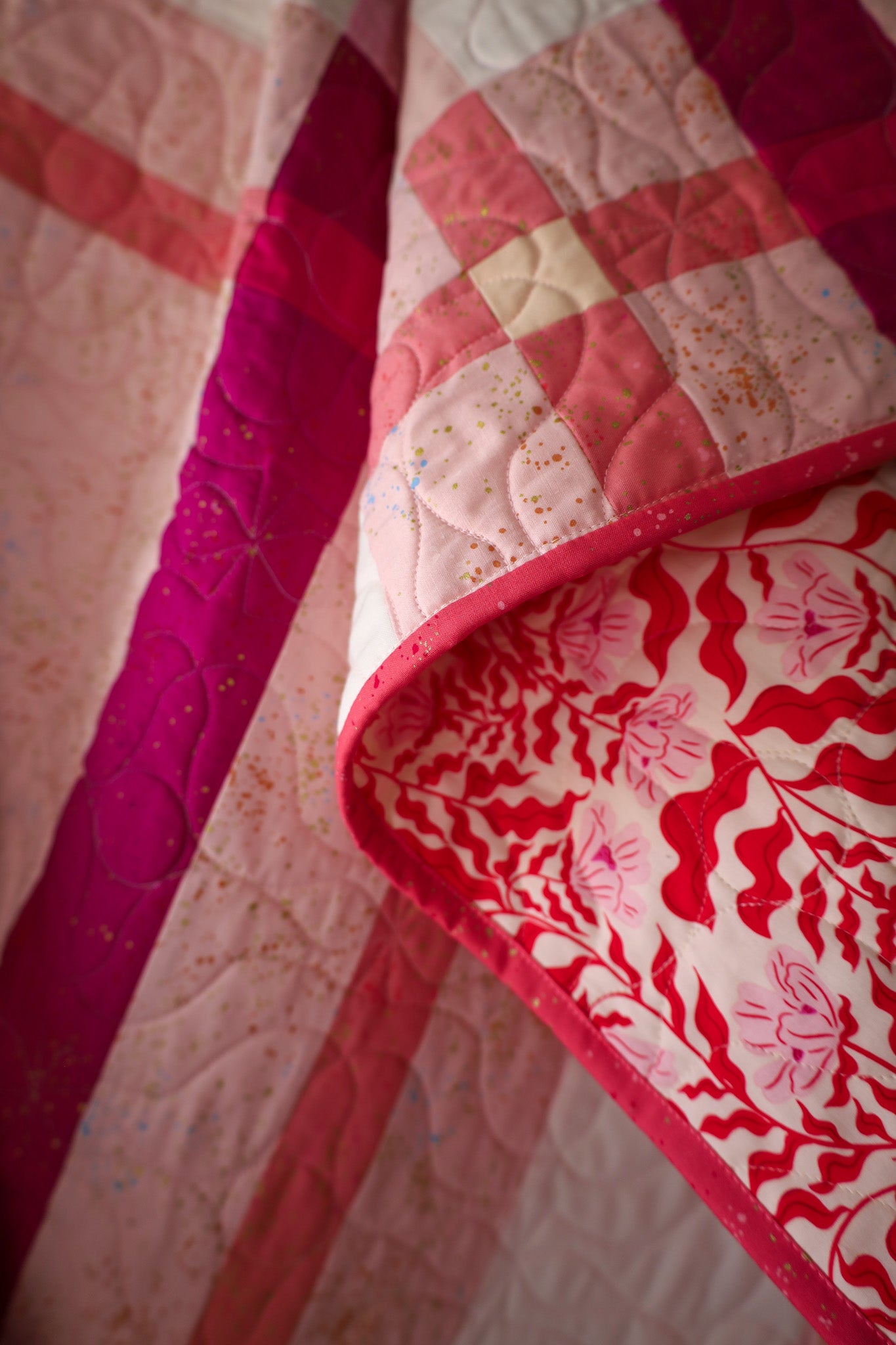 Preorder - Upscale Plaid • Speckled • Throw Size Quilt Kit; Expected to ship late September