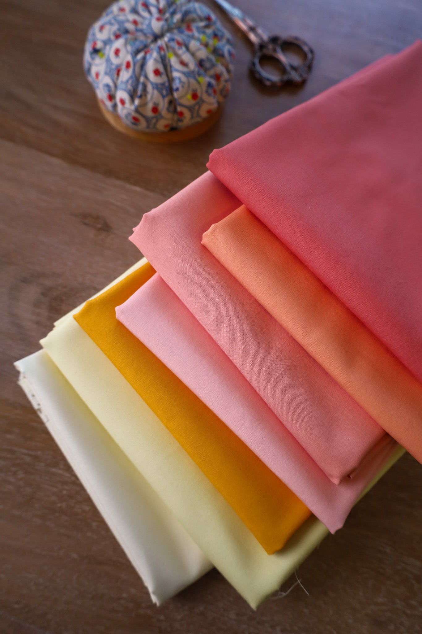 PREORDER • Mountain Horizon 2.0 • Miami Sunset • Throw Size Quilt Kit; Expected to ship Late August