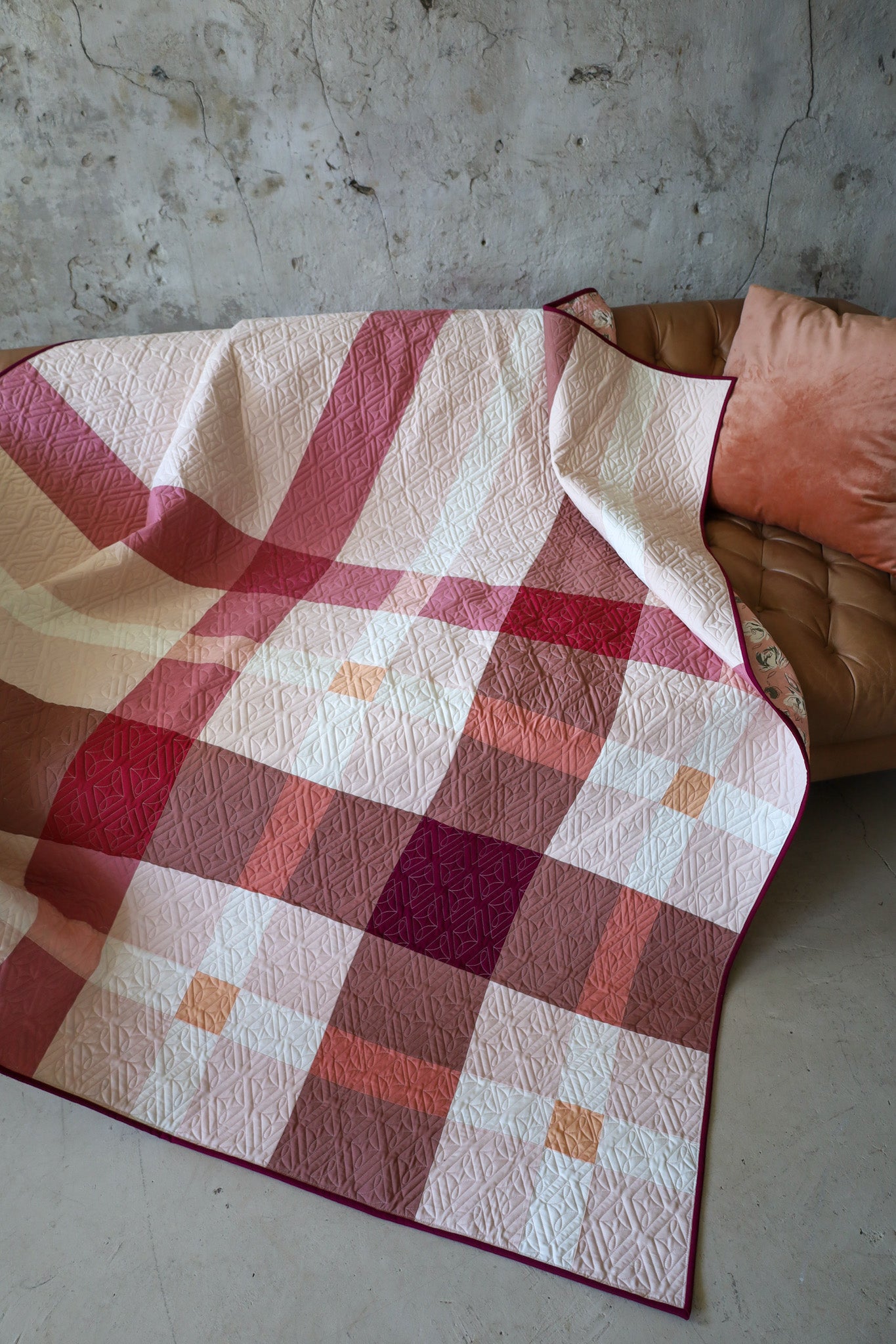 "Upscaled" Upscale Plaid: Handmade Quilt