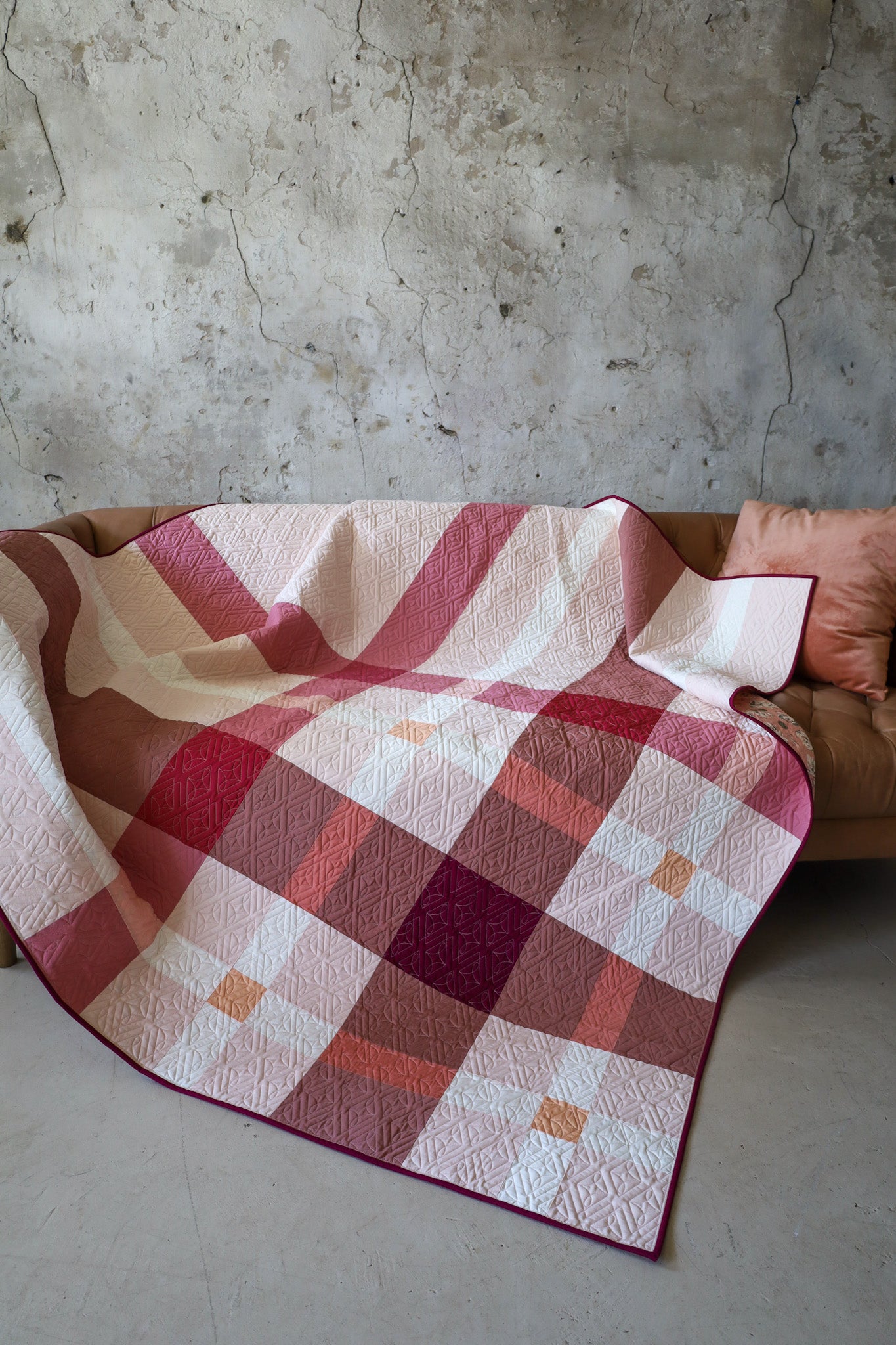 "Upscaled" Upscale Plaid: Handmade Quilt