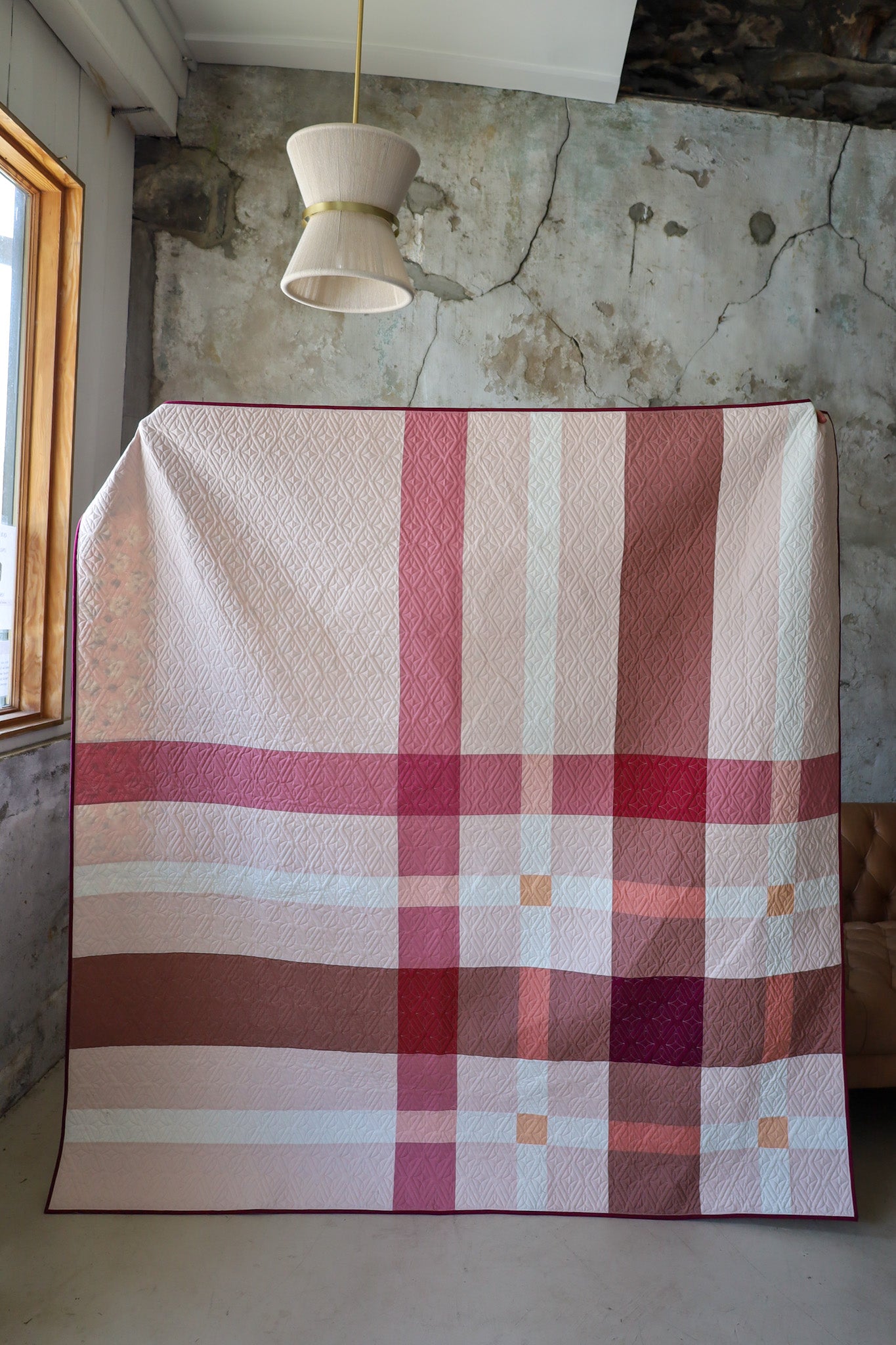 "Upscaled" Upscale Plaid: Handmade Quilt