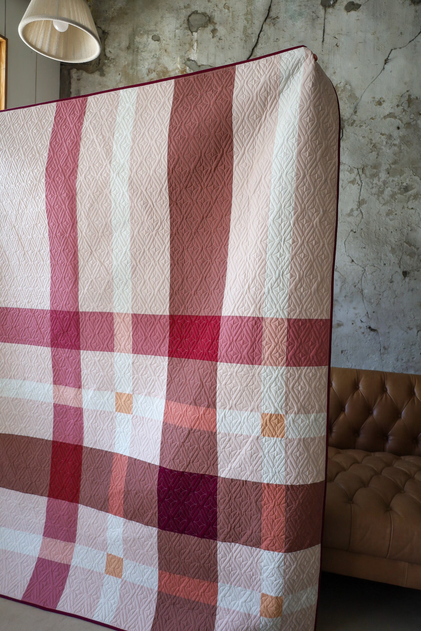 "Upscaled" Upscale Plaid: Handmade Quilt