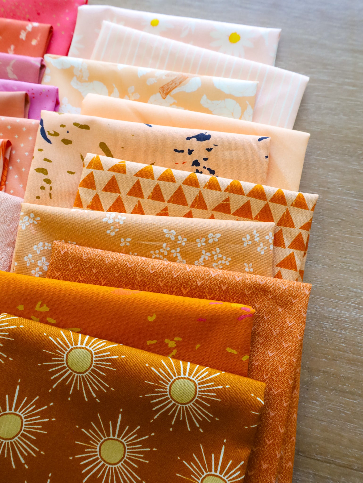 Scrappy Windows - Summer Sunset - Small Throw Quilt Kit