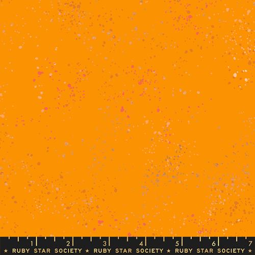 4.5 yards backing - Speckled Metallic Clementine