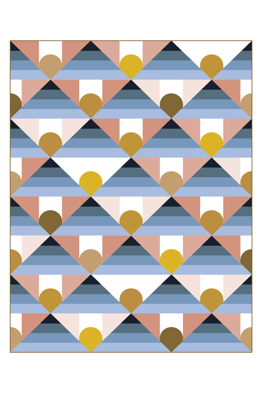 Mountain Horizon 2.0 • Blue Ridge • Throw Size Quilt Kit