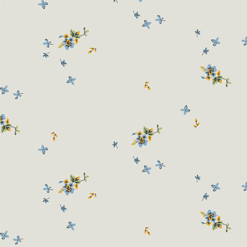 Precut: 1 yd Delicate Balance Mist