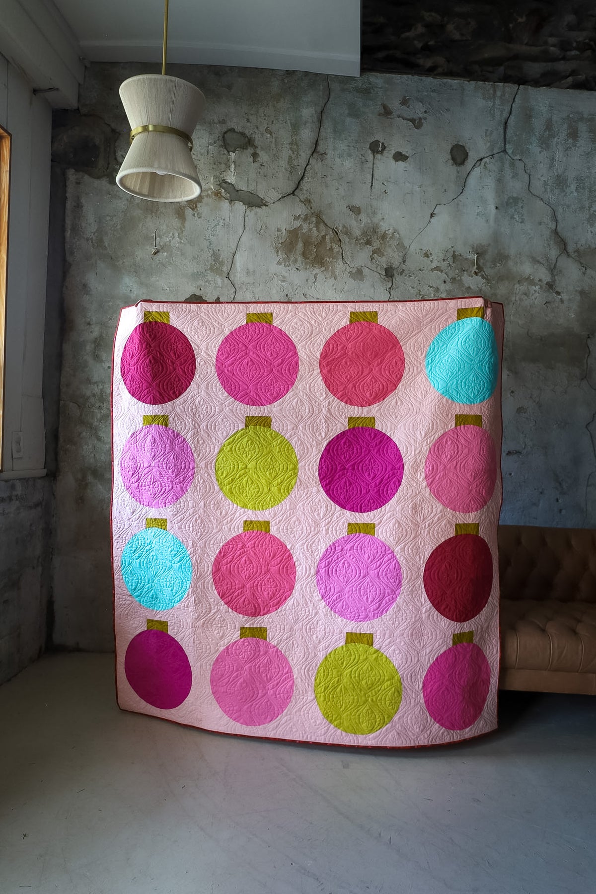 PREORDER: Retro Ornaments 2.0 • Cover • Small Throw Quilt Kit • Expected to ship the week of Oct. 5th