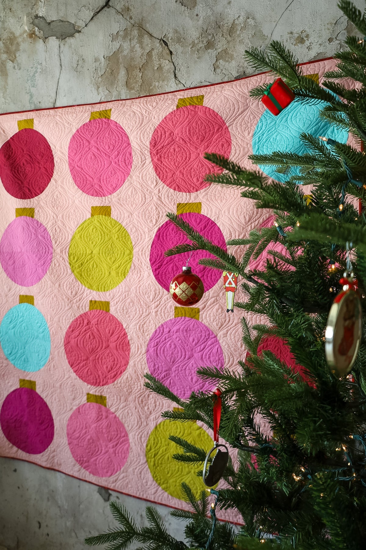 PREORDER: Retro Ornaments 2.0 • Cover • Small Throw Quilt Kit • Expected to ship the week of Oct. 5th