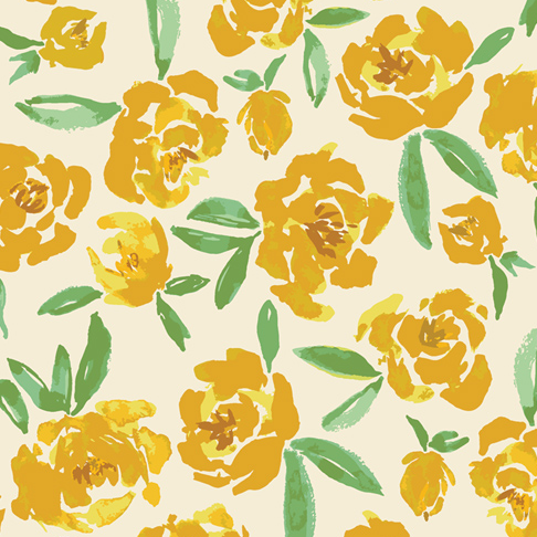 4.5 yards backing - Fields of Goldenrod