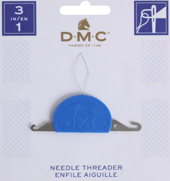 Packaged DMC three in 1 needle threader