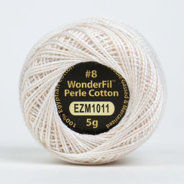 Wonderfil - Eleganza Variegated 8wt Perle Cotton - Pastel Peach EZM1011